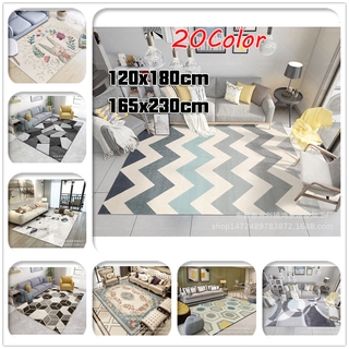 European-style Rug Living Room Coffee Table Bedroom Sofa Carpet Floor Mat Home
