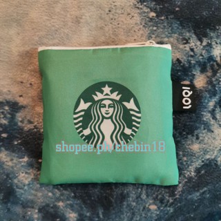 Starbucks LOQI Foldable Tote Bag GREEN