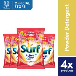 Surf Cherry Blossom Laundry Powder Detergent 2.2KG Pouch x4