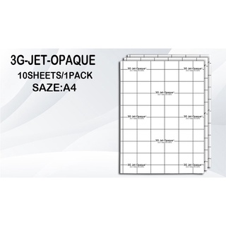 【Promotion】3G JET -Opaque dark transfer paper A4/ (10SHEETS 1PACK)