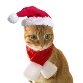 Cute Christmas Pet Santa Hat Dog Cat Puppy Kitten Hat Animals Costume (7)
