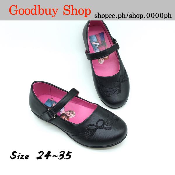 Z843/Z843-1 Black Shoes/School Shoes/Kids Shoes For Girls (1)