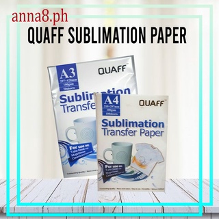 Sublimation Paper A4 / A3 ( 100 / 50 ) Sheets Quaff Brand