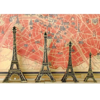 TF Tour Souvenir Vintage Eiffel Tower Paris France Metal (1)