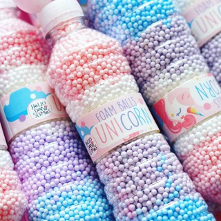 Foam Balls Unicorn Bottle Slime Kit Decoration Topping Design Arts Crafts Styro Beads Foam