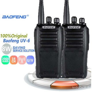 2pcs Baofeng UV-6 Walkie Talkie 8W Ham Radio Comunicador UHF VHF Two Way Radio Station Long Range Hu
