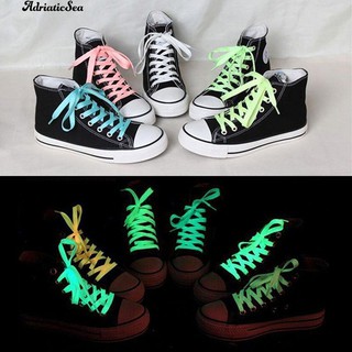 ♥→1 Pair Sport Shoes Lace Polyester Neon Color Luminous Fluorescent Shoelaces