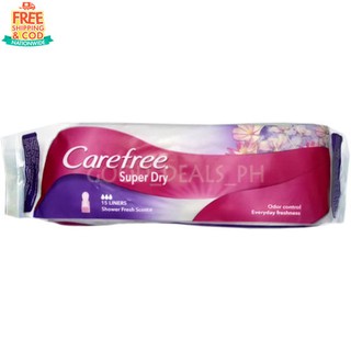 COD Carefree Super Dry Pantyliner 15's