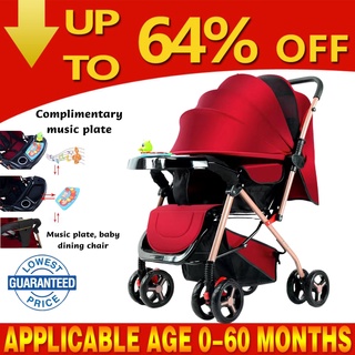 Reversible baby stroller Portable Multi Function comfortable luxury version reversible baby stroller