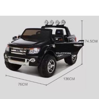 Ford Ranger F150 Rechargeable Ride on Car 2 Seater SUV Pick Up Truck with Rubber Tires (5)