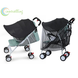Innersetting Baby Stroller Sun Shade Cover Universal Baby Breathe Stroller Sun Shade Canopy Cover Pushchair Anti-UV Hat