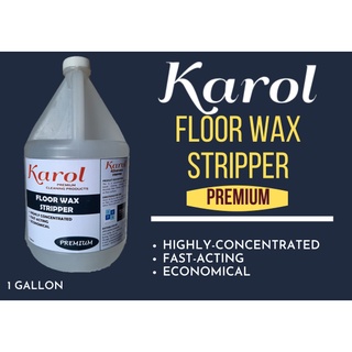 KAROL Floor Wax Stripper 1 Gallon (Removes Old Wax & Coating, Surface Cleaner, Wax Remover)trash bag