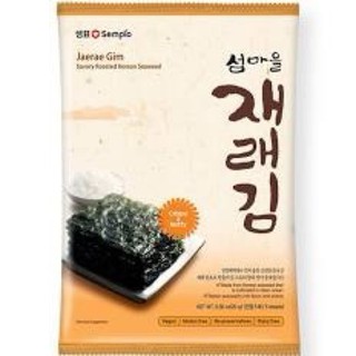 Sempio Jaerae Gim Savory Roasted Korean Seaweeds for Baked Sushi 5g