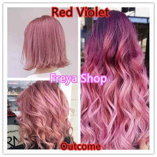 Red Violet Hair Color with Oxidant ( 12/RV BOB Keratin Permanent Hair Color )