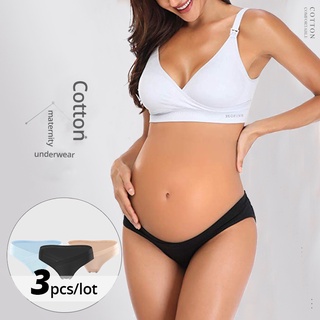 5PCS/Lot Maternity Panties Pregnancy Underwear Under the Bump Best For Dress Jeans Pregnant Femme