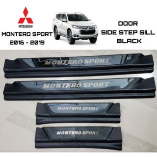 Montero Sport 2016 2017 2018 2019 2020 Side Door Step Sill Black