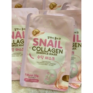 Thailand Pure Snail Collagen Essence Mask WHITE & WRINKLE SHEET MASK
