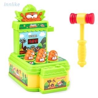 INN Whack A Mole Game Toy Electronic Arcade Goal Shooting Toys Early Educational