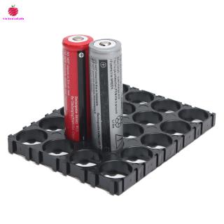 COD❤️ 20/30/40/50 Pcs 4x5 Cell 18650 Batteries Spacer Holders Radiating Shell Plastic Bracket (4)