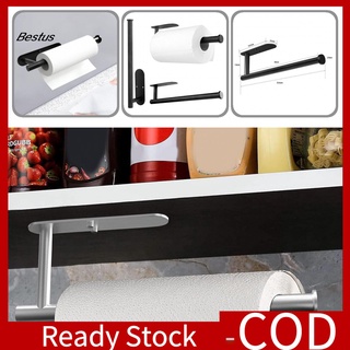 BET Self-adhesive Toilet Roll Holder Wall Mouted Stable Tissue Rack Wide Application for Bathroom