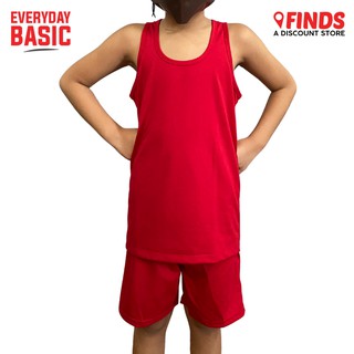 Everyday Basic Kid's Sando - Red Finds (2)