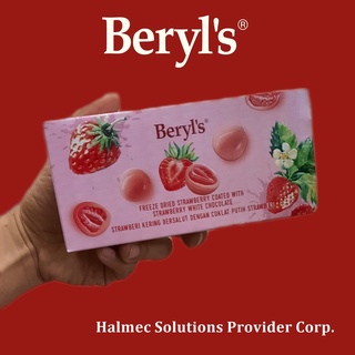Beryl's Freeze Dried Strawberry Coated With Strawberry White Chocolate 80g