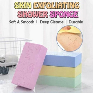 ♟⊙Korean Magic Rubbing Sponge Exfoliating Shower Brush Sponge Bath Artifact Shower Body