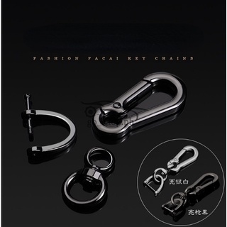 Car Keychain Creative Alloy Metal Key Chain Ring Key Fob Key Holder 8 horseshoe detachable keyring Car Motorcycle pendant accessories