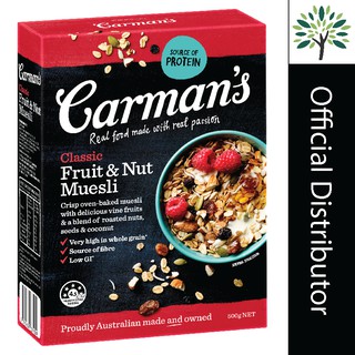 Carman's Classic Fruit and Nut Muesli 500g Granola