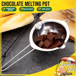Chocolate Melting Pot Butter Cheese Pan Heating Baking Tools Stainless Steel Pot Pan Bakeware