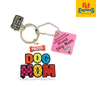 Wags and Whiskers Key Ring Proud Dog Mom (1)