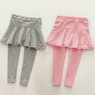 Girl Baby Legging Polka Dots Pants Kid Child Trousers (4)
