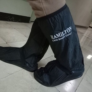 Waterproof Flood Proof HAMILTON Rain Shoe Cover for Men & Women black (1)