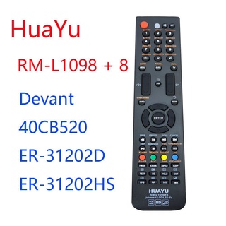 ▦▨☋UNIVERSAL RM-L1098 + 8 Remote Control LED LCD TV for Devant ER-31202D ER-31202HS 40CB520 LED TV R