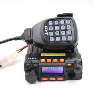 QYT KT-8900 Mini Mobile Radio Dual band 136-174MHz 400-480MHz 25W Transceiver KT8900 Car Walkie Tal