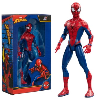 Marvel Spider-Man Toy Garage Kit Action Figure Children Boy Genuine Set Doll Iron Man Doll Model (3)