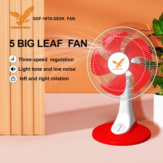 DREAM 16 inches GOLDEN EAGLE BRAND Electric Desk Fan 5-High Performance Plastic Fan Blade #GDF-16TA