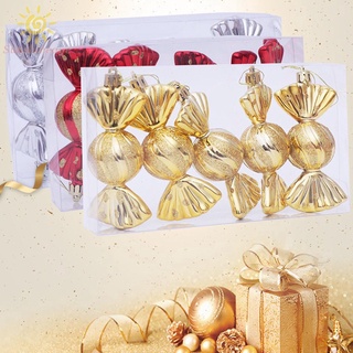 5Pcs Christmas Holiday Candy Ornaments Xmas Tree Pendant Party Decor