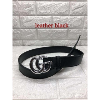 Wallets▧GG belt large 1.5 inch (leather black)