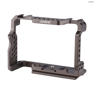 ✧ Andoer Aluminum Alloy Camera Cage Video Rig Replacement for Sony A7R III/ A7 II/ A7III
