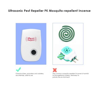 Electronic Pest Repeller Ultrasonic Mosquito Rejector Home