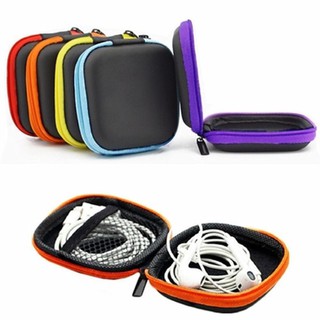 mobile pouches❆✜PU Leather For Earphone Headphone Earbuds Cards Storage Bag Pouch Hard Case Box ASSO