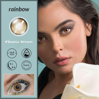 ZFC 1 Pair rainbow Big Eye Makeup Contact lens Soft Color Contact lenses