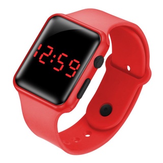 smart watch☄❖COD Sports Simple Trend Creative Electronic Square LED Watch
