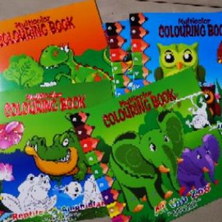 FUNANDSMART Jumbo Multi-colour Coloring Book