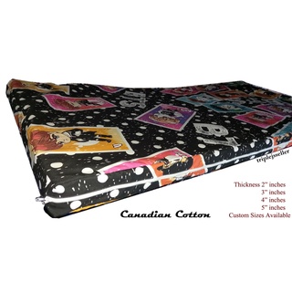 Foam Cover with Long Zipper | 4 INCHES THICK | *CANADIAN* | RANDOM Design