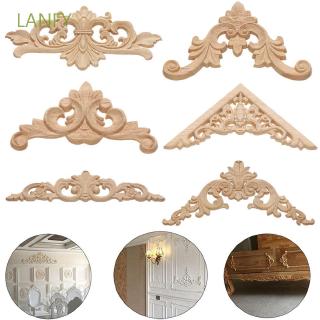 LANFY Furniture Parts Wall Door Decoration Wood Carved