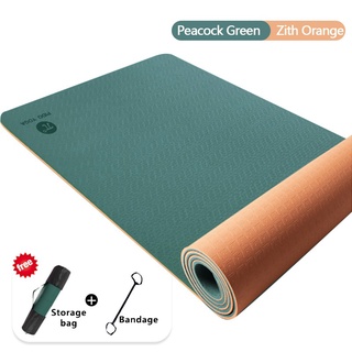 accessoriesOutdoorlight▨♀Authentic TPE Non Slip Yoga Mat 10mm w/ bag & strap