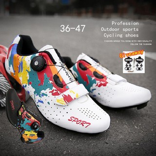 Cycling shoes men's outdoor sports mountain bike training lock shoes giveaway cleats (1)