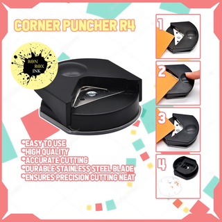 Ready Stock/ↂ∏❂R4 Corner Rounder Puncher Paper Photo Puncher Scrapbooking Tools for DIY Crafts